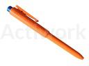 [CS74A002-N1] STYLO DETECTABLE STD ENCRE NOIRE AVEC CLIP CORPS ORANGE