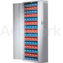 [CR35F002-D] ARMOIRE A BACS  H 1600 MM - 14 TABLETTES