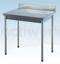 [CR37A005-A] TABLE INOX A DOSSERET 900 X 700 MM