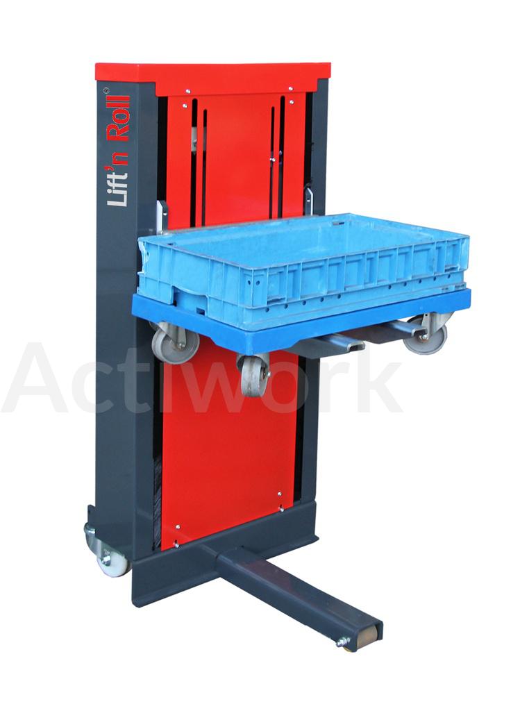Empileur électrique, version mobile, frontal, manuel 90 kg