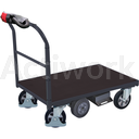 [CL51C006-AY] Chariot électrique B-Well ergonomique plateau antidérapant - Capacité 1000 Kg - 1025x700mm