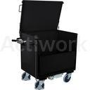 [CL51C006-BC] BW600 Chariot motorisé 500 kg - caisse acier - 1 paroi 1/2 rabattable 990 x 690