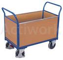[CL51A002-KA] 🚚CHARIOT 4 RIDELLES BOIS 1000 X 550 MM