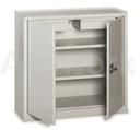 [CM04F001-D] ARMOIRE BASSE 1000 X 400 X H 1000 MM - 2 TIROIRS