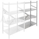[CR37C010-AD] RAYONNAGE INOX SUIVANT P400 X L850 MM - PLEIN