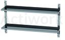 [CR37C007-G] ETAGERE INOX REGLABLE EN HAUTEUR - P 400 MM