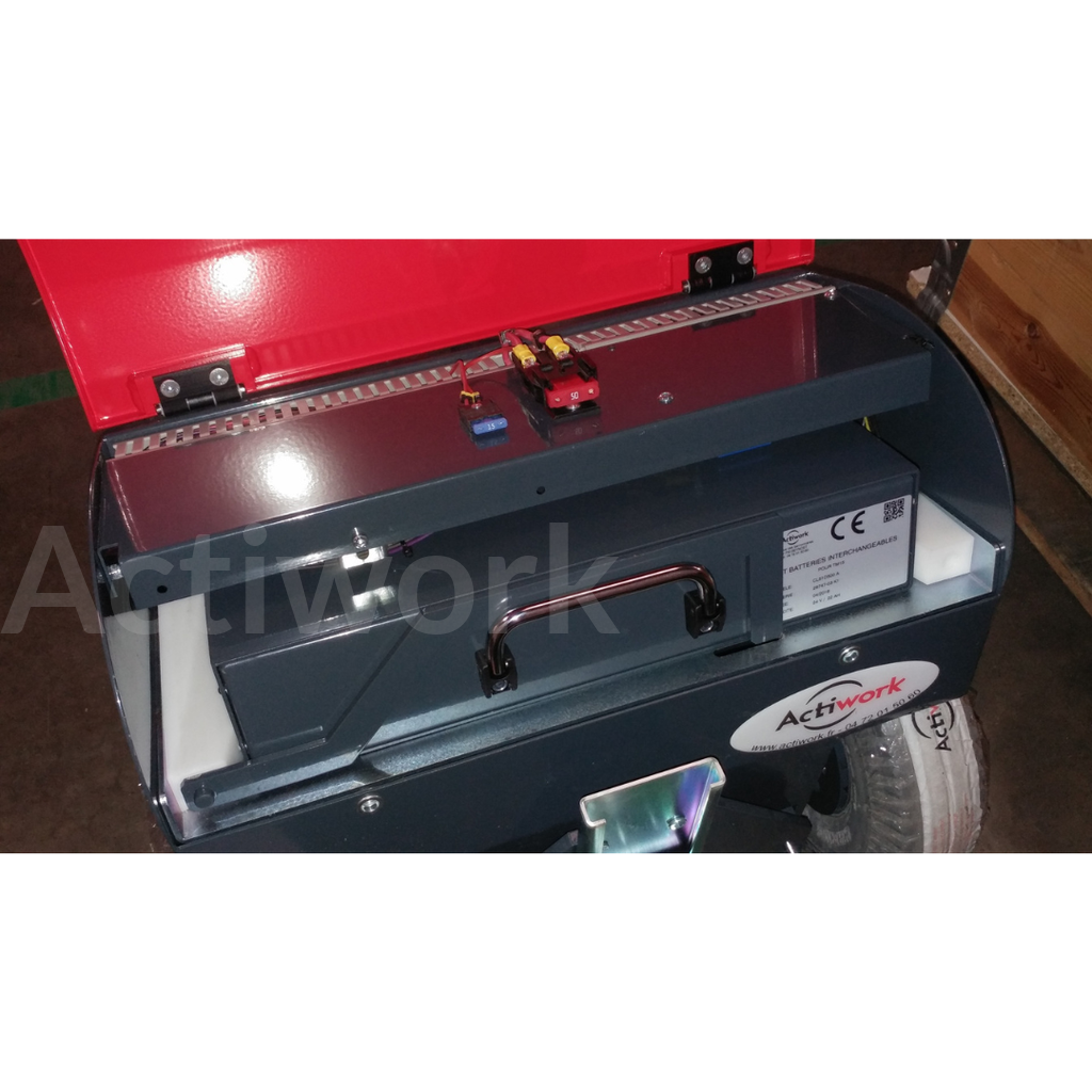 OPTION TM15 : batterie interchangeable supplémentaire à l'unité