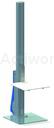[*BL50A001-C] COLONNE DE LEVAGE ELECTRIQUE ACTILIFT PLUS 150 KG -  FIXE AU SOL - ACIER PEINT