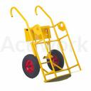 [CL51B007-E] DIABLE PORTE-BOUTEILLE - ROUES CAOUTCHOUC SOLIDE - 250 KG