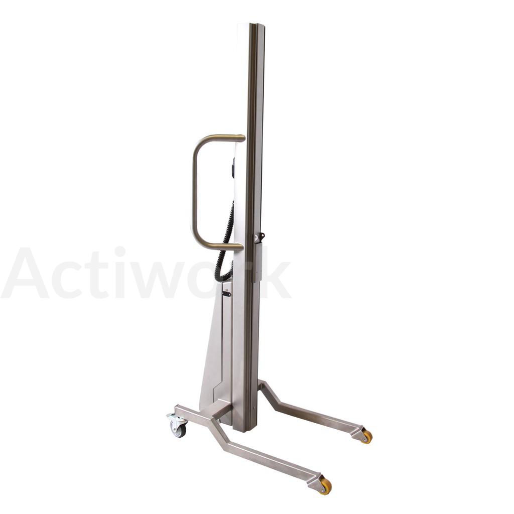 GERBEUR ACTILIFT PLUS 80 KG - INOX - SANS ACCESSOIRE - AVEC FREIN CENTRAL