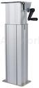 [CL54A001-H] COLONNE TELESCOPIQUE LP192 MANUELLE - H615 -1500N