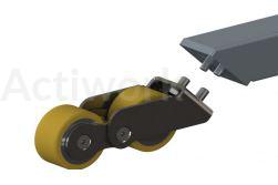 OPTION GALET DOUBLE Ø 80MM (PAIRE)