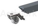 [CL50C017-ZO2] OPTION ACTILIFT+ 150/300 PAIRE ROUES PIVOTANTES Ø60 MM SURBAISSEES - INOX