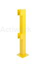 [CS71D015-K] POTEAU EXTREMITE HT 1000 MM POUR BARRIERE DE PROTECTION