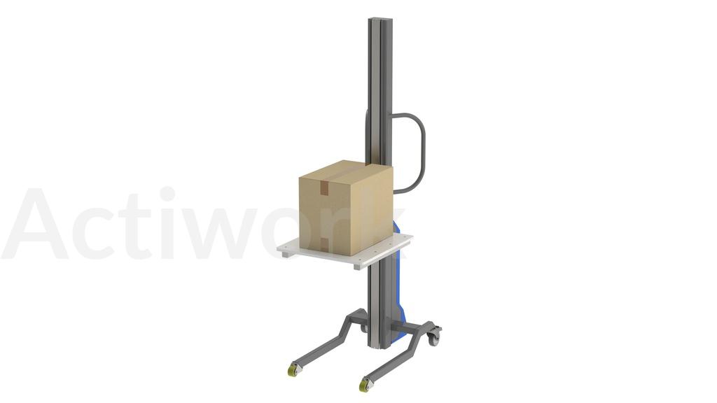 GERBEUR ACTILIFT PLUS 80 KG - ACIER PEINT - AVEC PLATEAU