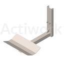 [CL50C009-K] BERCEAU INOX FIXE TRANSVERSAL SANS ROULEAUX D'EXTREMITE - ACTILIFT+ 80