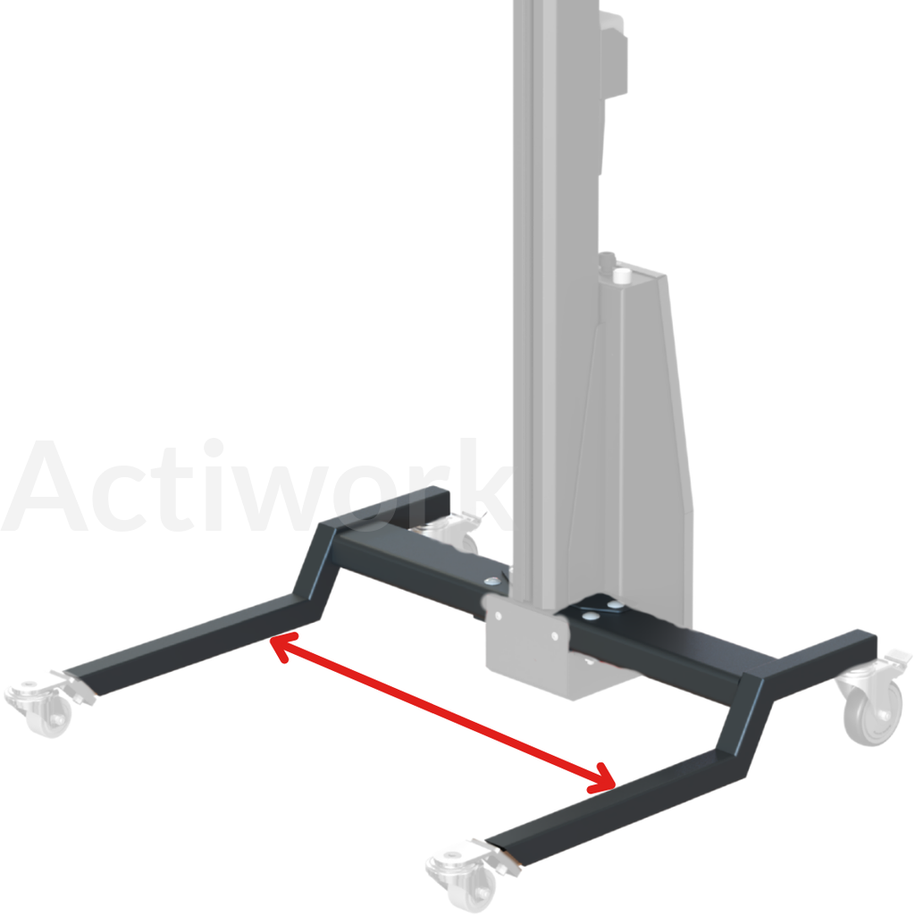 OPTION AF80 : Option largeur de longerons sur mesure