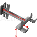 [CL51D400CONF-C11] ACCESSOIRE TM15 : Crochet modulaire (Bras hauteur sp + Bras longueur sp + U profondeur sp)