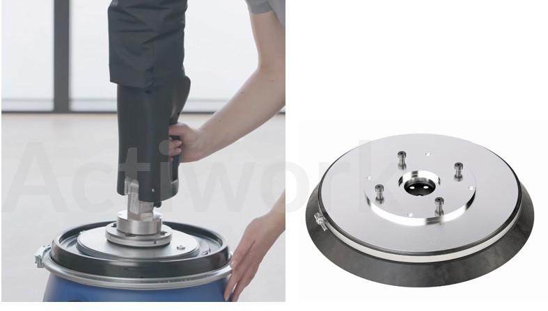 VENTOUSE Ø226 MM POUR FÛTS - POUR MANIPULATEUR SOUS VIDE A MAIN UNIQUE
