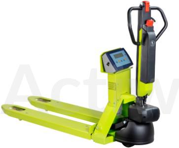 TRANSPALETTE 100% ELECTRIQUE PESEUR  ERGOLINE PLUS   1200 KG MADE IN EU - FOURCHES 1185 X 555 MM - CHARGEUR NON INCLUS