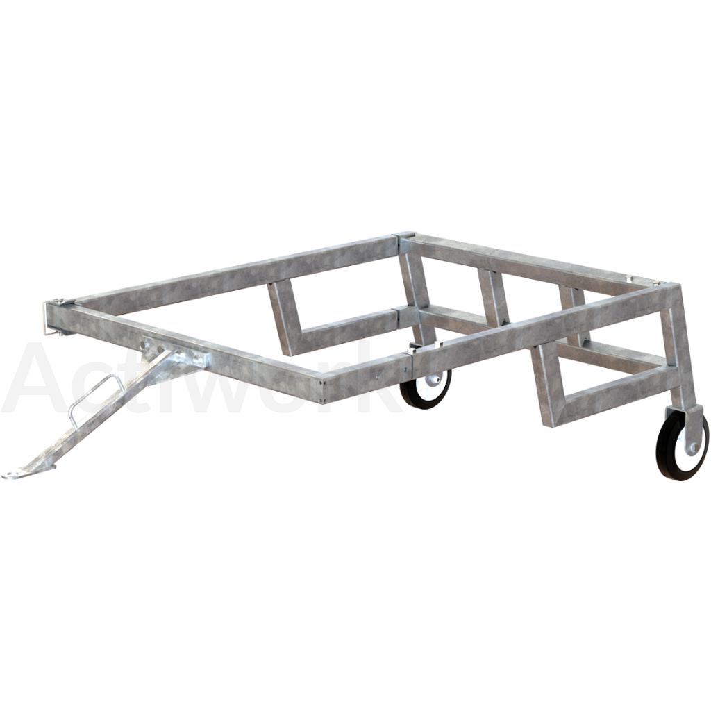 ACCESSOIRE TM18 / TM20 / TM30 : Crochet mobile pour poubelles 4 roues - Ouverture latérale