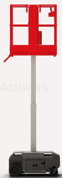 NACELLE ELEVATRICE A DEPLACEMENT MOTORISE - HAUTEUR DE TRAVAIL : 4900 MM
